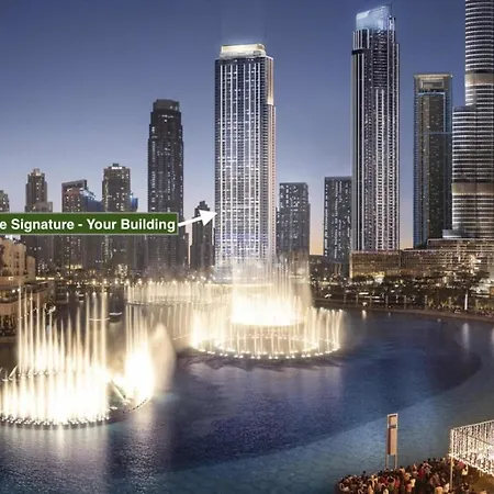 Best View In Dubai With Full Burj Khalifa, Fountains, Park View, Next To Dubai Mall And Opera Exterior photo