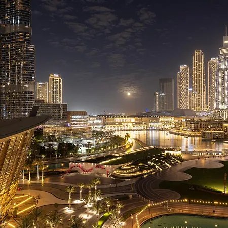 Best View In Dubai With Full Burj Khalifa, Fountains, Park View, Next To Dubai Mall And Opera Exterior photo
