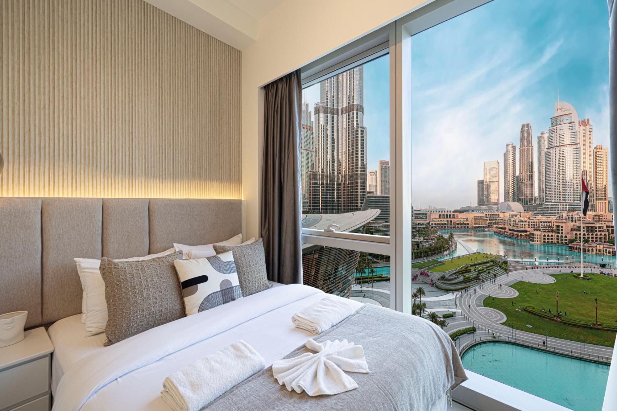 View In With Full Burj Khalifa, Fountains, Park View, Next To Mall And Opera Apartment