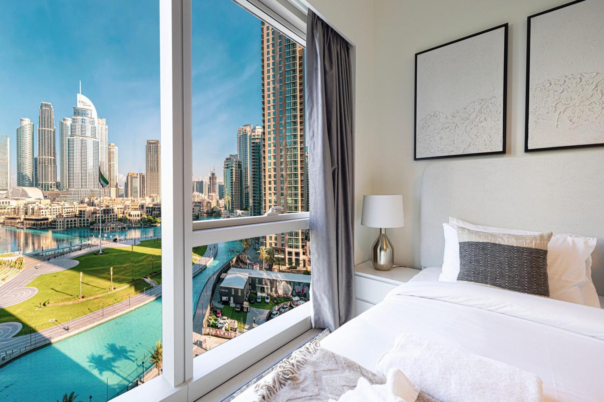 View In With Full Burj Khalifa, Fountains, Park View, Next To Mall And Opera Dubai