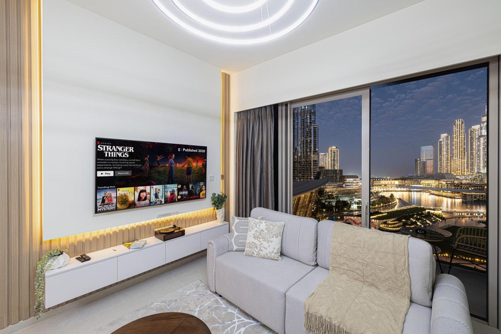 Apartment View In With Full Burj Khalifa, Fountains, Park View, Next To Mall And Opera